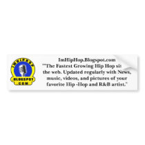 ImHipHop.Blogspot.com" Bumpersticker