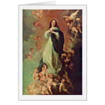 Immaculate Conception By Bartolome Murillo Cards