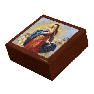 Immaculate Conception Peter Paul Rubens painting Jewelry Box