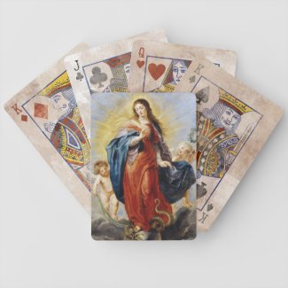 Immaculate Conception Peter Paul Rubens painting Poker Deck