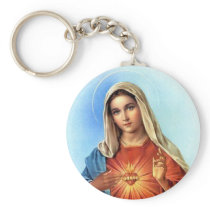 Immaculate Heart Mary Keychains
