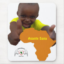 immagine calendario, logo, Asante Sana Mouse Pad