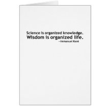 Immanuel Kant Quotation Greeting Card