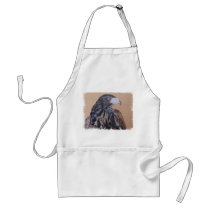 Immature Harris Hawk apron