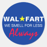 Immature Wal Mart Joke About Smelly Farts Sticker