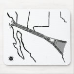 Immigration-black-line Mouspad Mouse Mats