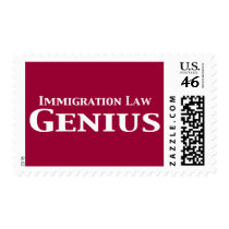 Immigration Law Genius Gifts postage