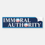 Immoral Authority Bumper Sticker