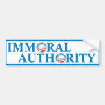Immoral Authority Bumper Stickers