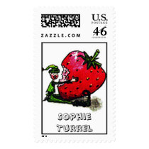 Imp and Strawberry by Sophie Turrel postage