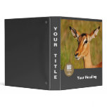 Impala safari binders, files, photo books