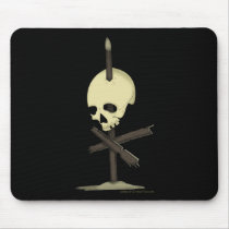 Impaled Skull mousepads by epicpirates Impaled Skull mousepads