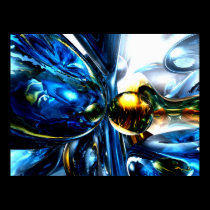 Impassioned Abstract Poster posters