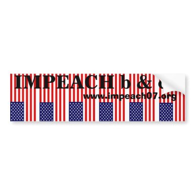 Impeach b&c bumper sticker by justice4peace