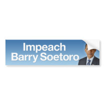 Impeach Barry Soetoro Bumper Sticker
