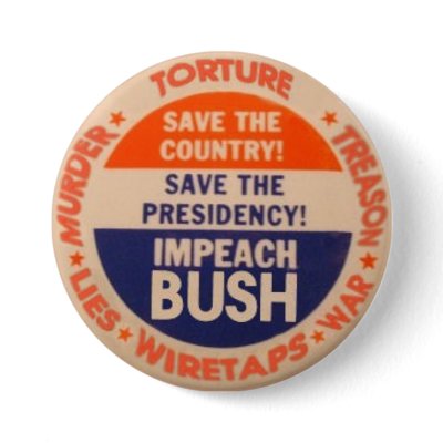 Impeach Bush 3-Inch Button by elfyboy