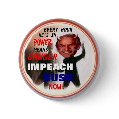 Impeach Bush Now Button by elfyboy