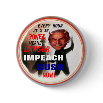 Impeach Bush Now Button by elfyboy Impeach Bush Now Button
