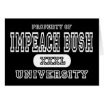 Impeach Bush University Dark Card
