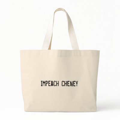 Impeach Cheney Canvas Bag by funnycustomtshirts