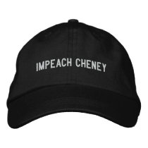 Impeach Cheney embroidered hats