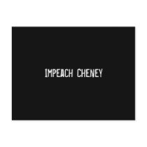 Impeach Cheney postcards