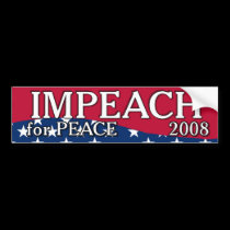 IMPEACH FOR PEACE bumper stickers