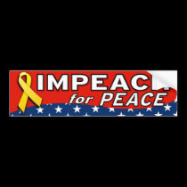 Impeach For Peace bumper stickers