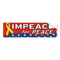 Impeach For Peace bumper stickers by bumper2bumper Impeach For Peace bumper stickers