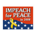 IMPEACH FOR PEACE POSTCARD