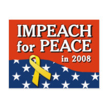IMPEACH FOR PEACE POSTCARD
