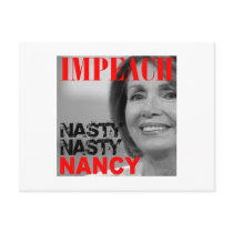 Impeach Nasty Nasty Nancy Pelosi postcards