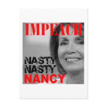 Impeach Nasty Nasty Nancy Pelosi postcards
