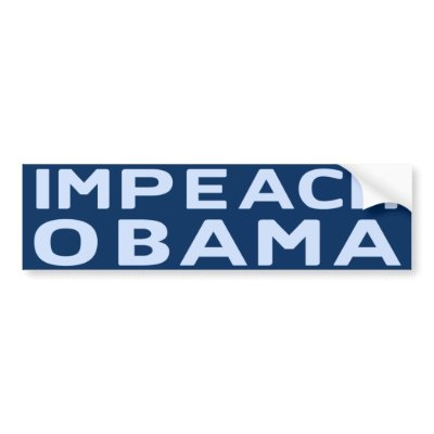 Impeach Obama Bumper Sticker