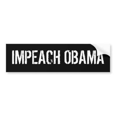 IMPEACH OBAMA Bumper Sticker