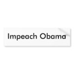 Impeach Obama Bumper Sticker