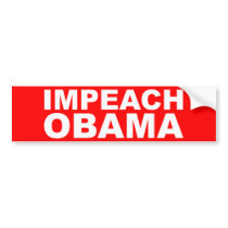 IMPEACH OBAMA Bumper Sticker