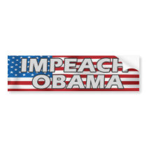 Impeach Obama Bumper Sticker bumper stickers