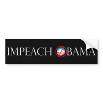 Impeach Obama bumpersticker bumper stickers