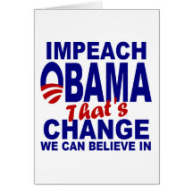 Impeach Obama Greeting Cards