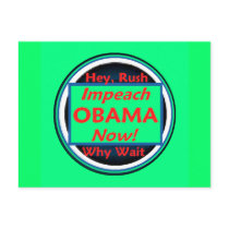 IMPEACH OBAMA Postcard