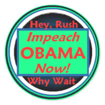 IMPEACH OBAMA Sticker