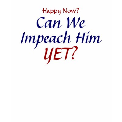 Impeach Obama T-shirt by LogisticsMonster