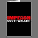 Impeach Scott Walker Cards