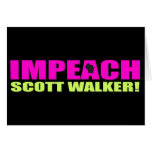 Impeach Scott Walker Greeting Card
