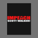 Impeach Scott Walker Postcards