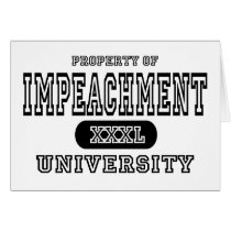 Impeachment University cards