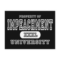 Impeachment University Dark postcards