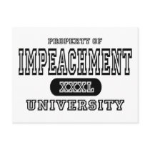 Impeachment University postcards