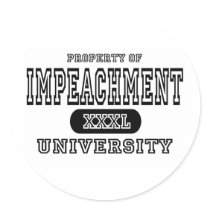 Impeachment University stickers